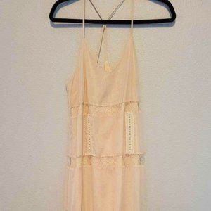 ASTR Maxi Dress - Women's dress- cream size medium